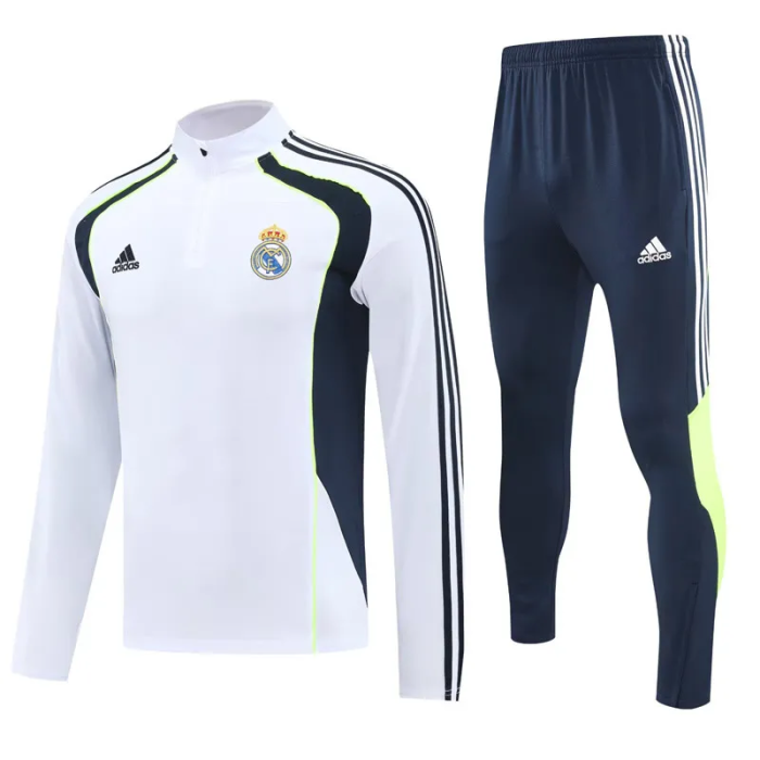 25-26 Real Madrid High Quality Half Pull Tracksuit