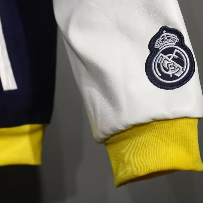25-26 Real Madrid Royal Blue Cotton Baseball Jacket