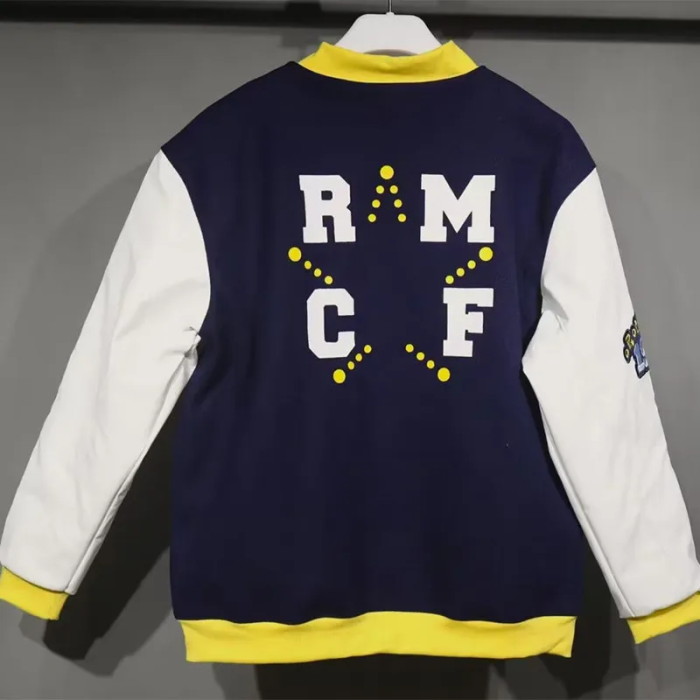 25-26 Real Madrid Royal Blue Cotton Baseball Jacket