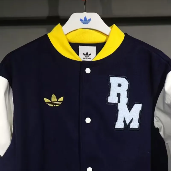25-26 Real Madrid Royal Blue Cotton Baseball Jacket