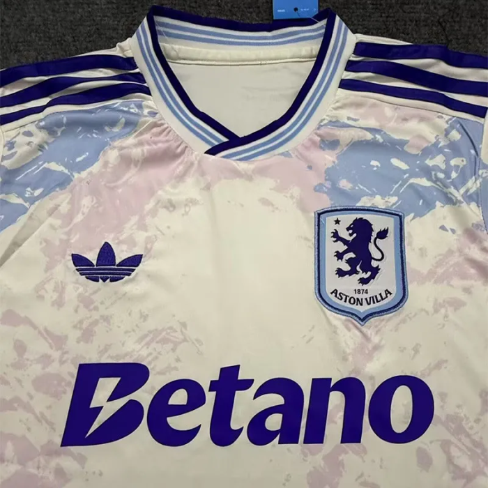 25-26 Aston Villa Third Fans Soccer Jersey