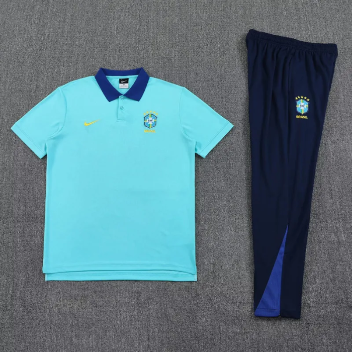 25-26 Brazil High Quality Polo Tracksuit