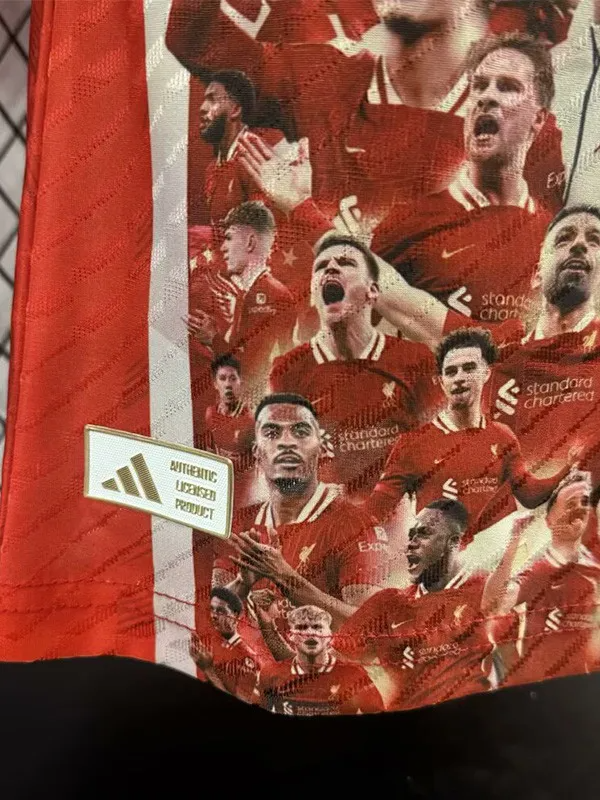 25-26 Liverpool Red CHampions 20 times Player Version Training shirts