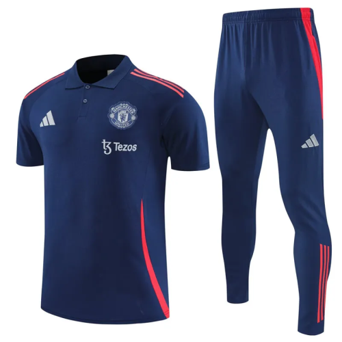 25-26 Manchester United High Quality Polo Tracksuit