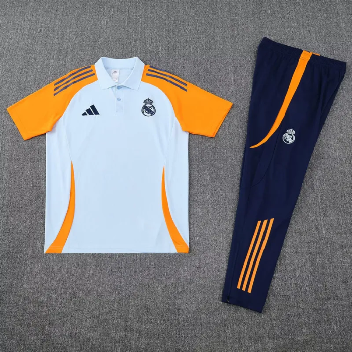 25-26 Real Madrid High Quality Polo Tracksuit
