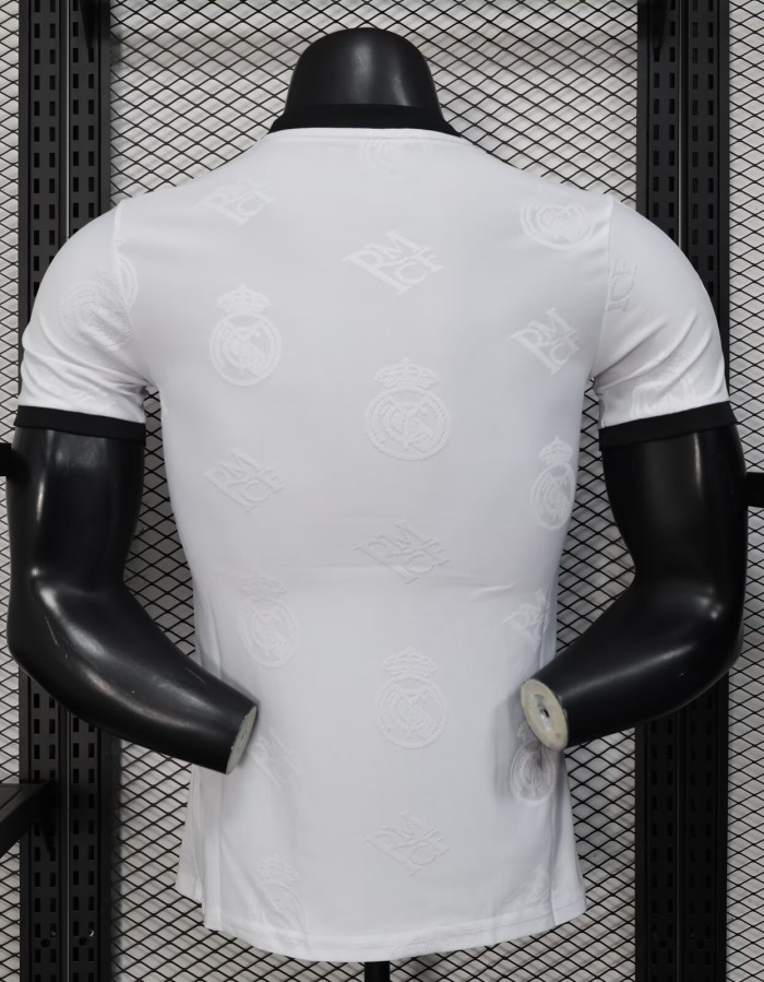 25-26 Real Madrid White Special Edition Player Version Soccer Jersey