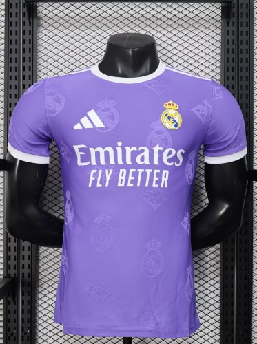 25-26 Real Madrid Purple Special Edition Player Version Soccer Jersey