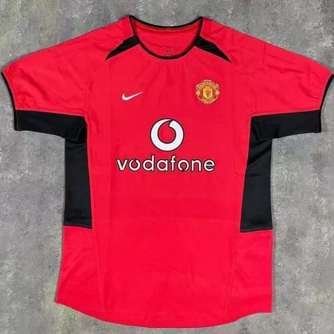 2002-2004 Manchester United Home Retro Soccer Jersey
