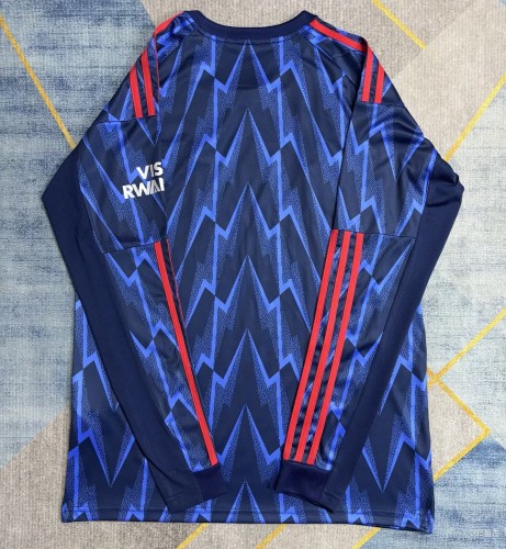 25-26 Arsenal Away Long Sleeve Fans Soccer Jersey