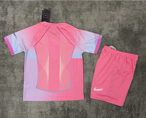 25-26 Barcelona Pink Special Edition Kids Soccer Jersey