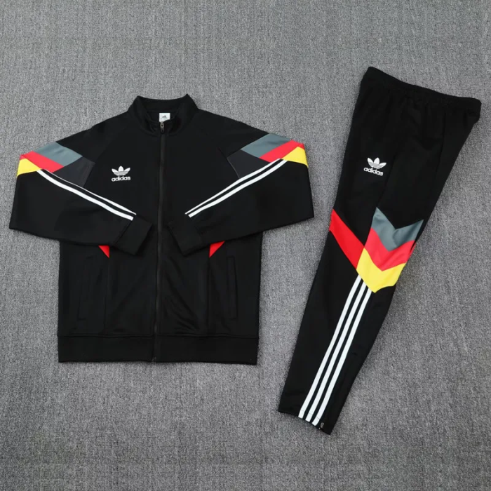 2025 AD Black Jacket Tracksuit