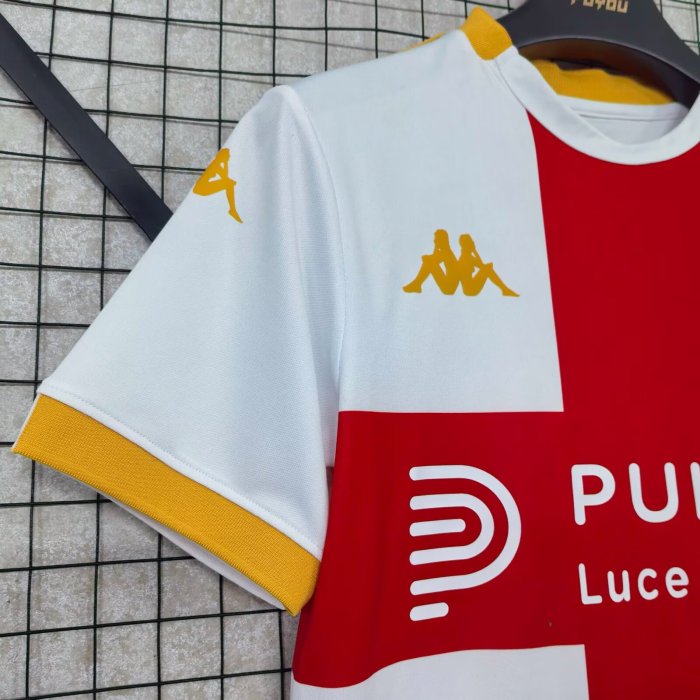 25-26 Genoa Away Fans Soccer Jersey 1:1 Thai Quality