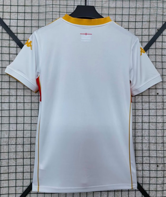 25-26 Genoa Away Fans Soccer Jersey 1:1 Thai Quality