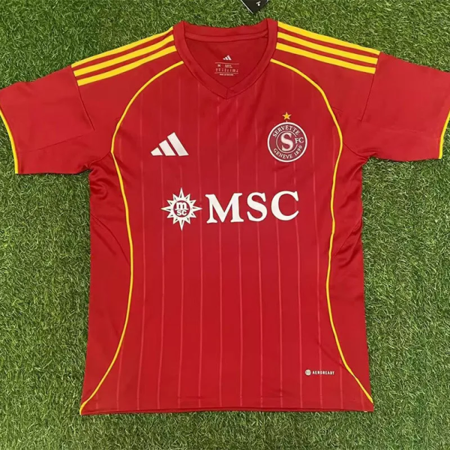 25-26 Servette FC Home Fans Soccer Jersey 1:1 Thai Quality