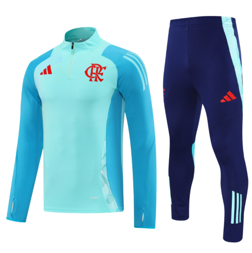 25-26 Flamengo High Quality Half Pull Tracksuit