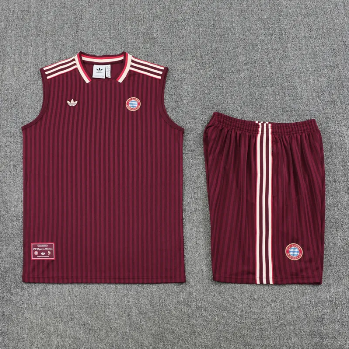 25-26  Bayern High quality Tank Top And Shorts Suit