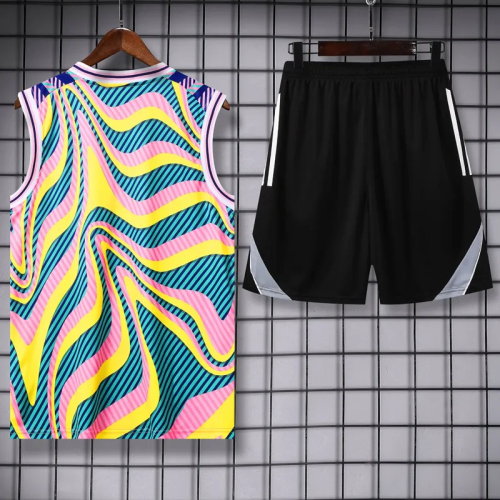 25-26 Real Madrid High Quality Tank Top And Shorts Suit