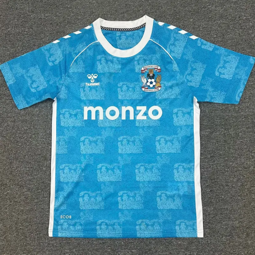 25-26 Coventry City Home Fans Soccer Jersey 1:1 Thai Quality