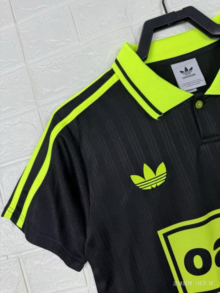 2025 AD Oasis Joint Edition Fluorescent Green Polo Short Sleeve