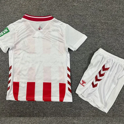 25-26 Koln Home Kids Soccer Jersey 1:1 Thai Quality