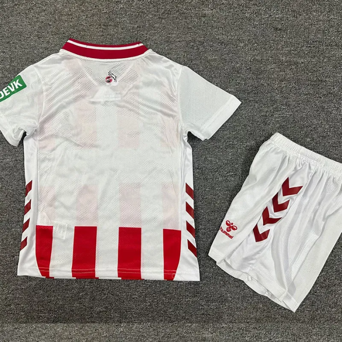 25-26 Koln Home Kids Soccer Jersey 1:1 Thai Quality