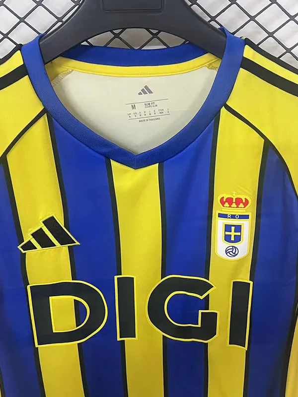 25-26 Real Oviedo Away Fans Soccer Jersey 1:1 Thai Quality