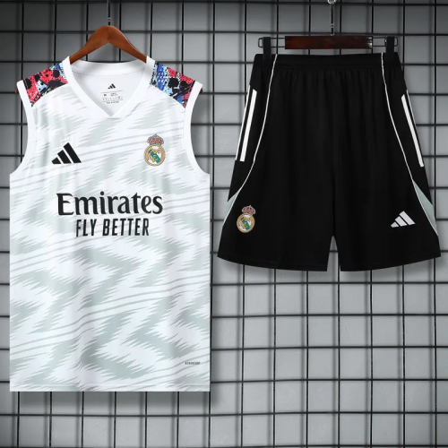 25-26 Real Madrid High Quality Tank Top And Shorts Suit