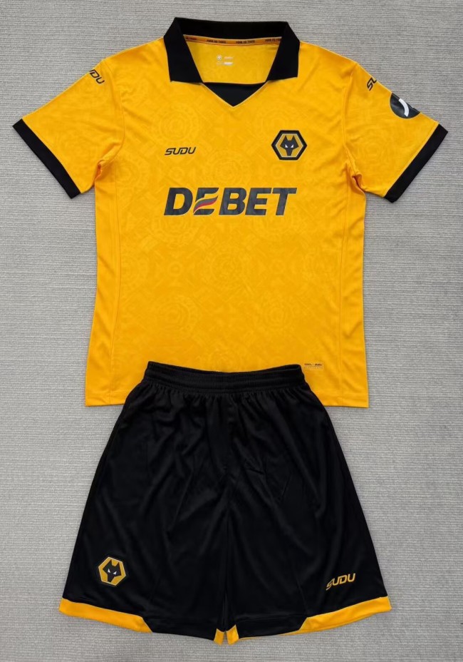 25-26 Wolves Home Adult Suit 1:1 Thai Quality