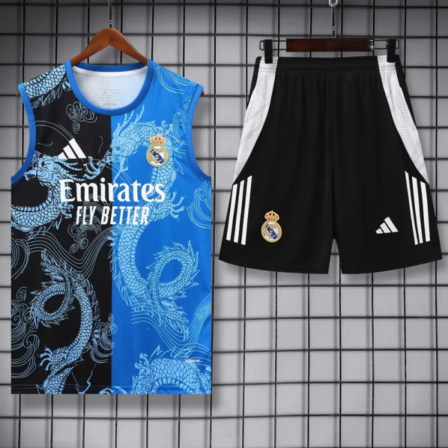 25-26 Real Madrid High Quality Tank Top And Shorts Suit