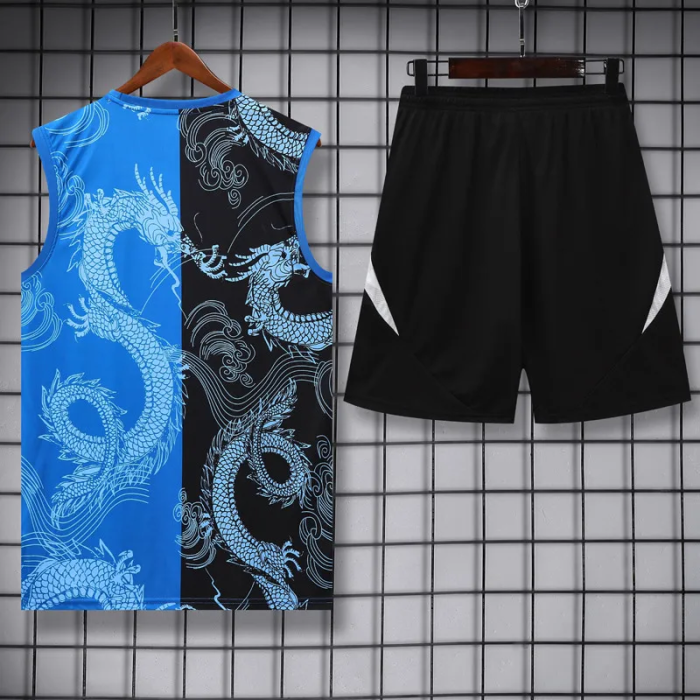 25-26 Real Madrid High Quality Tank Top And Shorts Suit