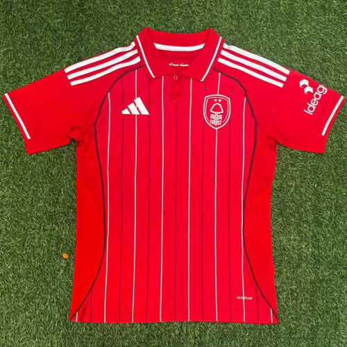 25-26 Nottingham Home Fans Soccer Jersey 1:1 Thai Quality*空白版