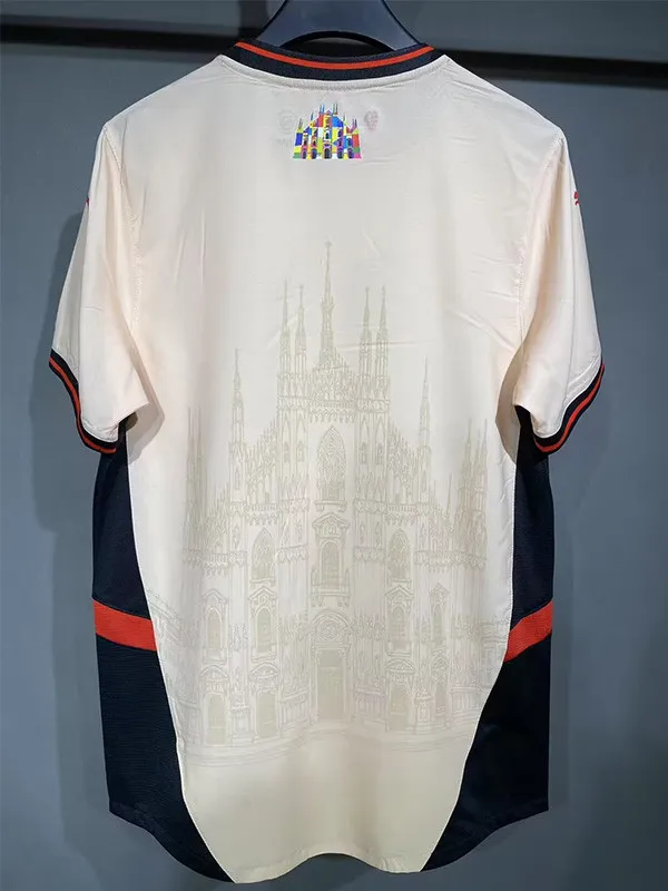 25-26 AC Milan Khaki Special Edition Player Version Soccer Jersey (球员) 1:1 Thai Quality