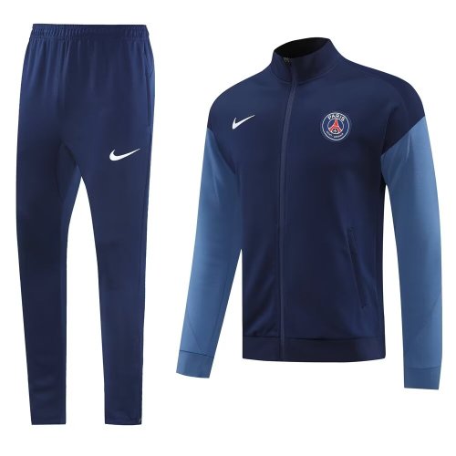 25-26 Paris Saint-Germain Royal Blue Hoodie Tracksuit (卫衣套装)
