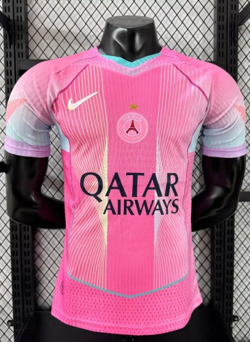 25-26 Paris Saint-Germain Pink Special Edition Player Version Soccer Jersey 1:1 Thai Quality