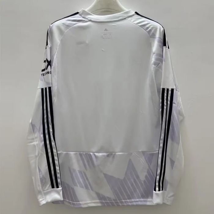 25-26 Manchester United Away Long Sleeve Soccer Jersey 1:1 Thai Quality (长袖)