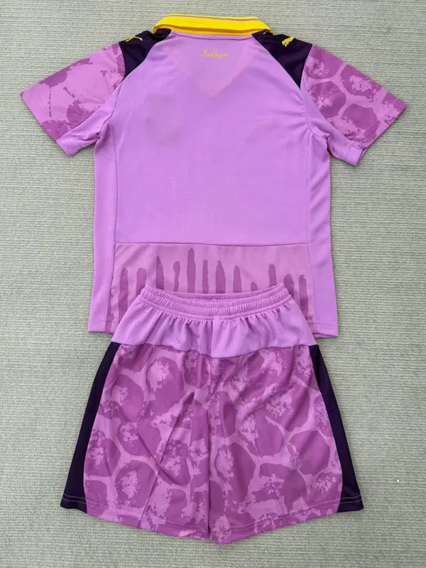 25-26 Dortmund Pink Goalkeeper Kids Soccer Jersey 1:1 Thai Quality