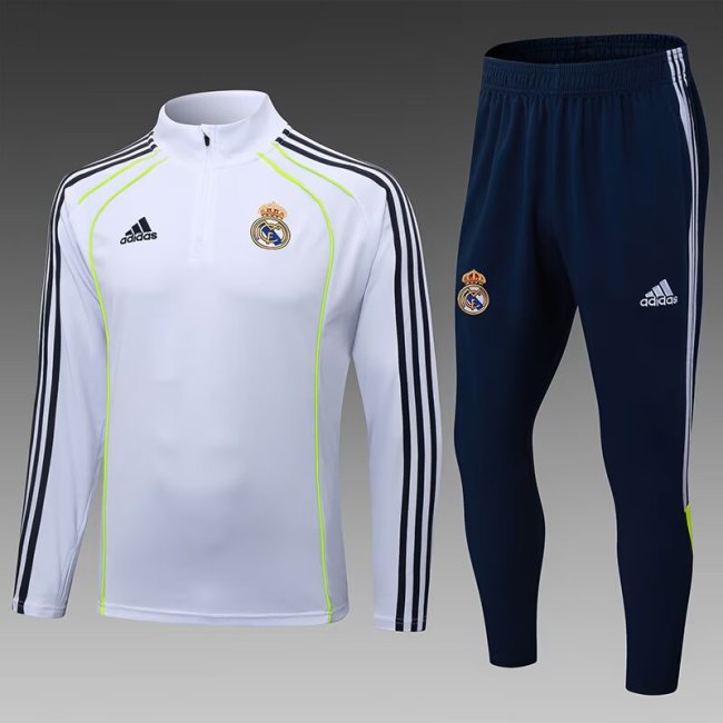 25-26 Real Madrid High Quality Half Pull Tracksuit