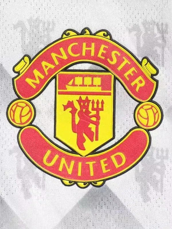 25-26 Manchester United Grey White Special Edition Player Version Training shirts 1:1 Thai Quality