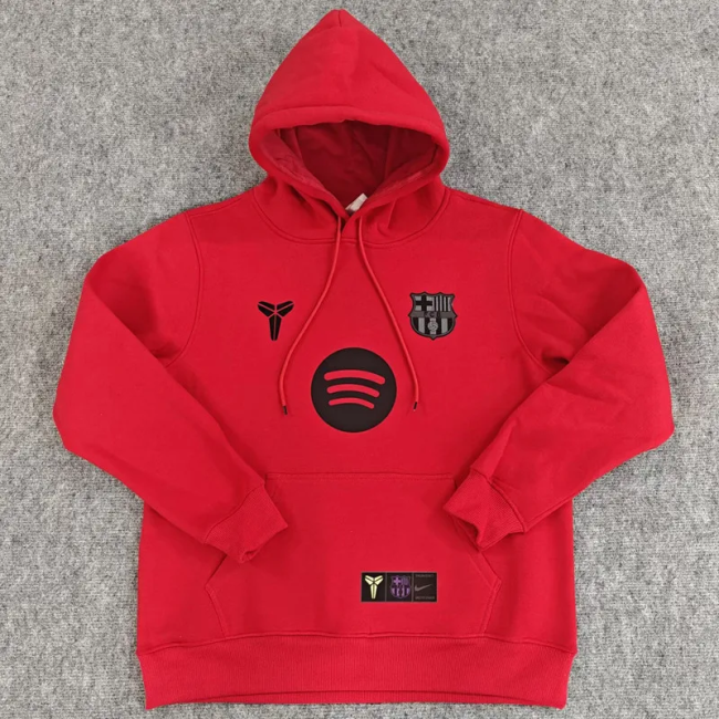25-26 Barcelona Red Hoody 红色(加绒)黑标