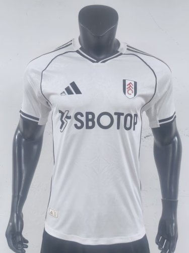 25-26 Fulham Home Player Version Soccer Jersey 1:1 Thai Quality