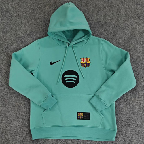 25-26 Barcelona Light green Hoody 浅绿色(加绒)彩标