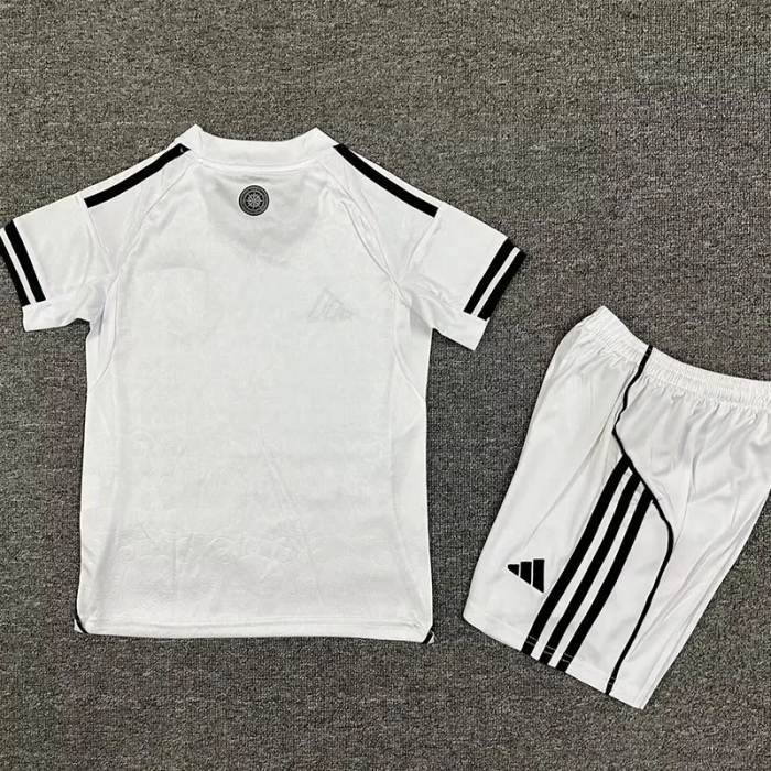 25-26 Fulham Home Kids Soccer Jersey 1:1 Thai Quality