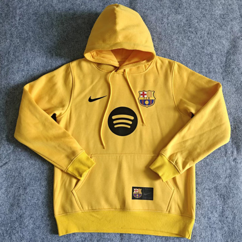 25-26 Barcelona Yellow Hoody 黄色(加绒)彩标