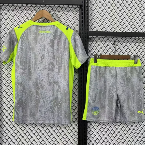 25-26 Manchester City Third Kids Soccer Jersey 1:1 Thai Quality