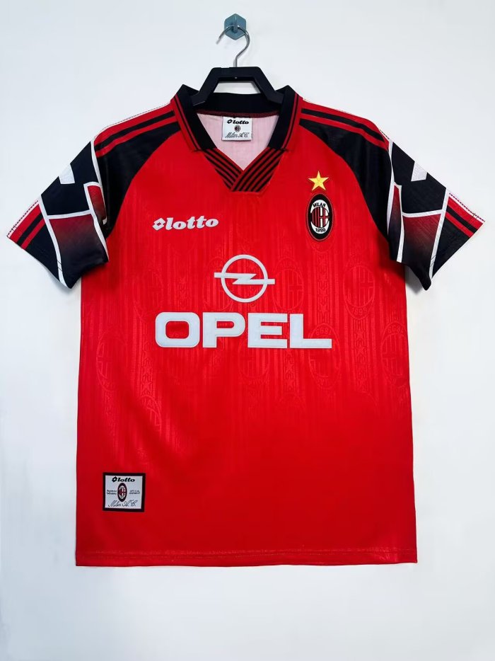 1997-1998 AC Milan Retro Soccer Jersey