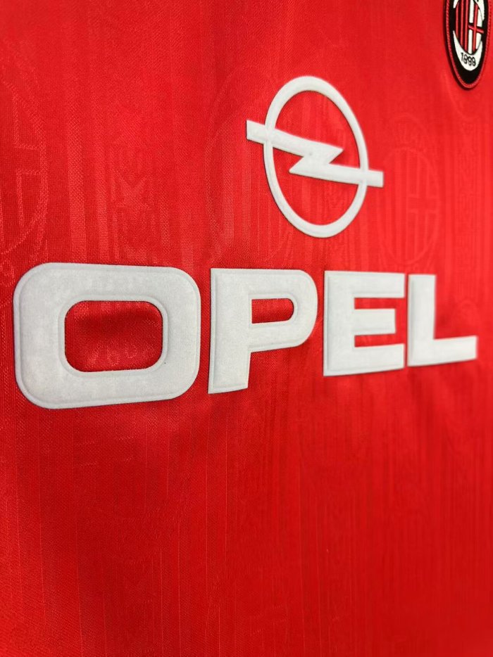 1997-1998 AC Milan Retro Soccer Jersey