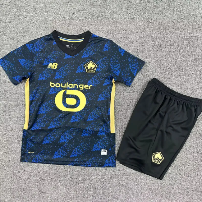 25-26 Lille Third Kids Soccer Jersey 1:1 Thai Quality