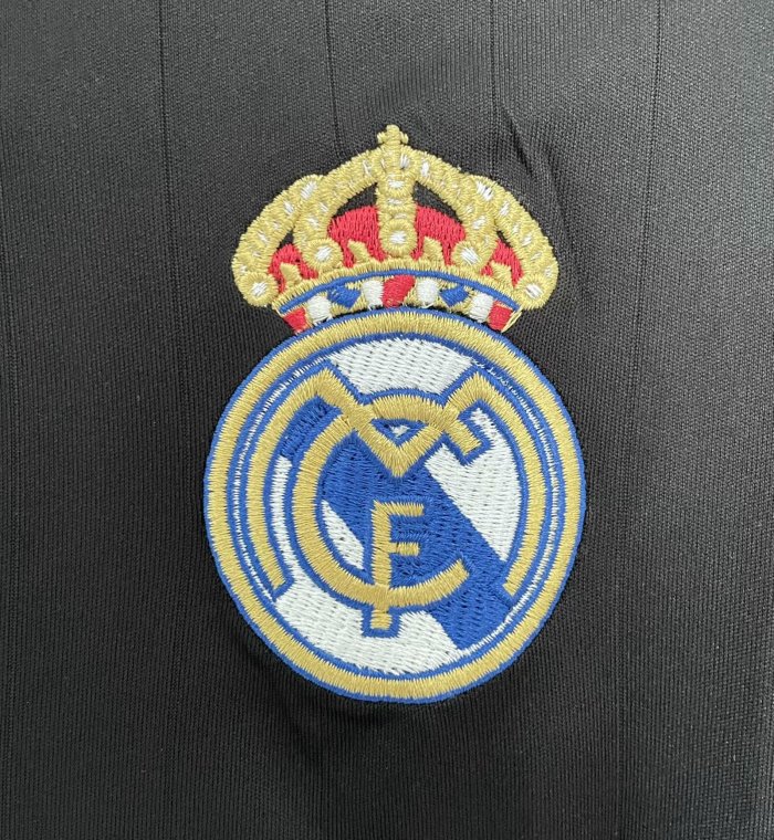 2006-2007 Real Madrid Home Long Sleeve Retro Soccer Jersey