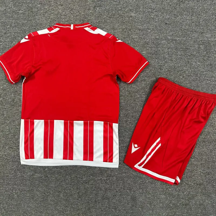 25-26 Almería Home Kids Soccer Jersey 1:1 Thai Quality