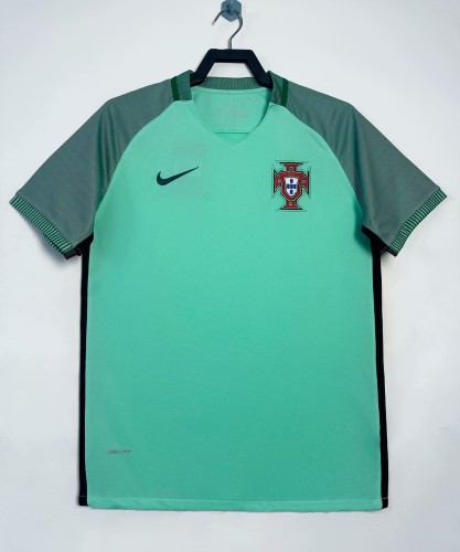 2016 Portugal Away Retro Soccer Jersey